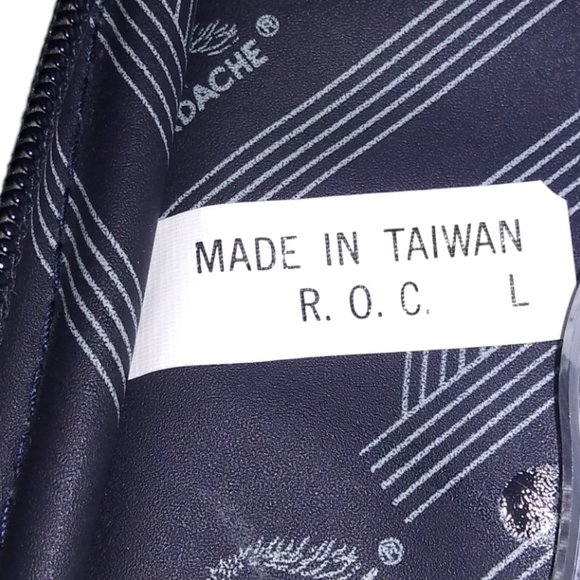 VTG Jordache Floral Tapestry Makeup Bag Green Leaf Travel Tote with Handle - Picture 12 of 15